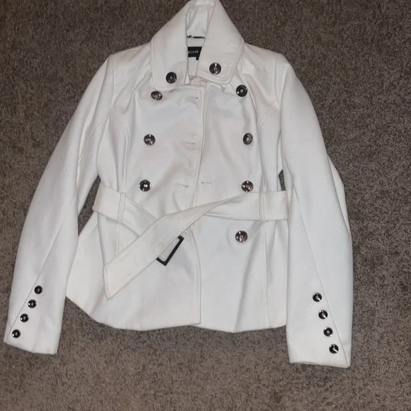 White peacoat in good condition - Picture 2 of 7